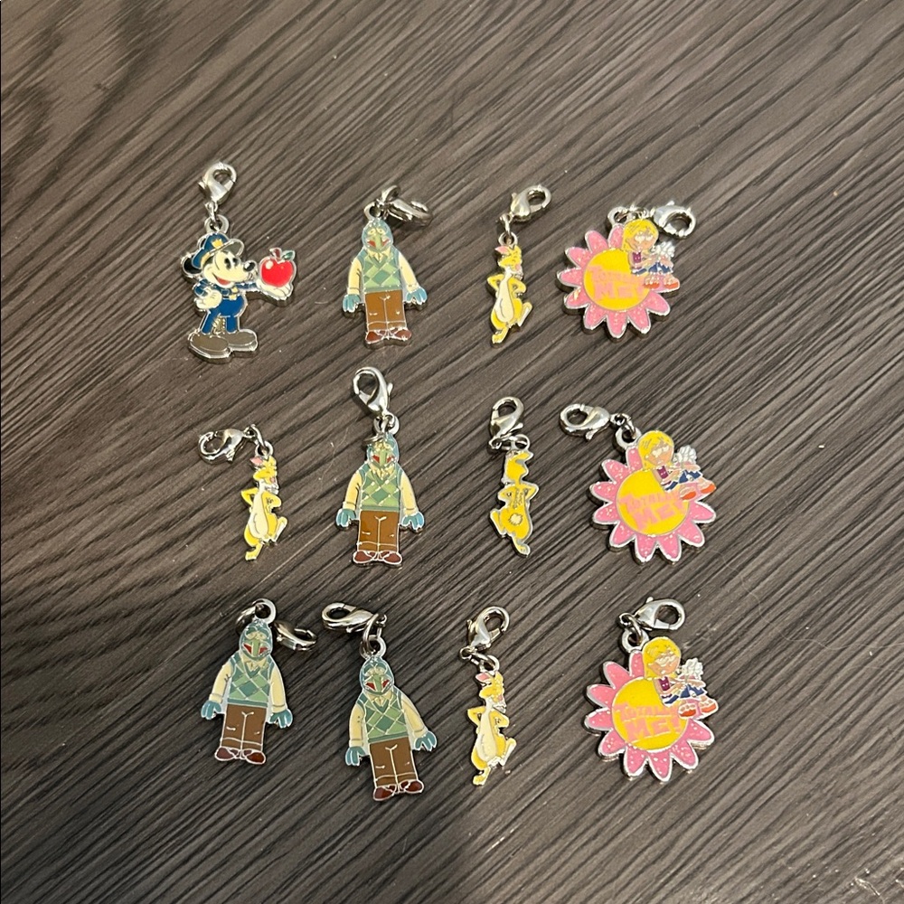Lot of Disney charm bracelet charms.